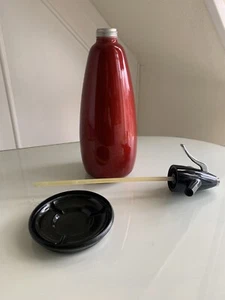 Vintage Retro Sparklets Red Soda Siphon - Picture 1 of 9