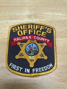 North Carolina Halifax County Sheriff Department Shirt Patch