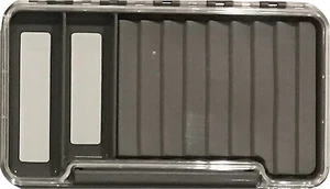 Slim Fliegenbox mit zwei magnetischen Komponenten Welligkeit Schaumstoff Haken Griff Fliegenboxen - Bild 1 von 1