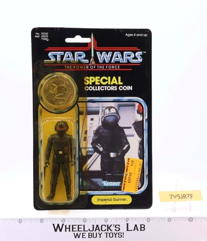 Imperial Gunner W/Coin 92 Back Star Wars POTF 1984 Kenner Figure NEW MOSC SEALED Cover