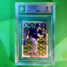 David Dahl #'d 1/1 Superfractor 2015 Bowman Chrome Farm's Finest 1 of 1 Padres