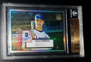 ALEX GORDON RC 2007 TOPPS '52 CHROME REFRACTORS /552 BGS 9.5 POP 1 - Picture 1 of 4
