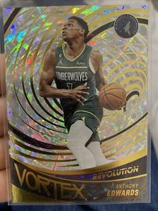 Anthony Edwards 2022-23 Panini Revolution VORTEX FRACTAL Timberwolves #7 ๐ฅ๐๐ - Picture 1 of 2
