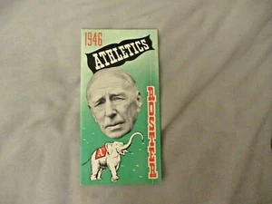Philadelphia Athletics Media Guide 1946 Anuario Programa Connie Mack Lister Anuncio - Imagen 1 de 3