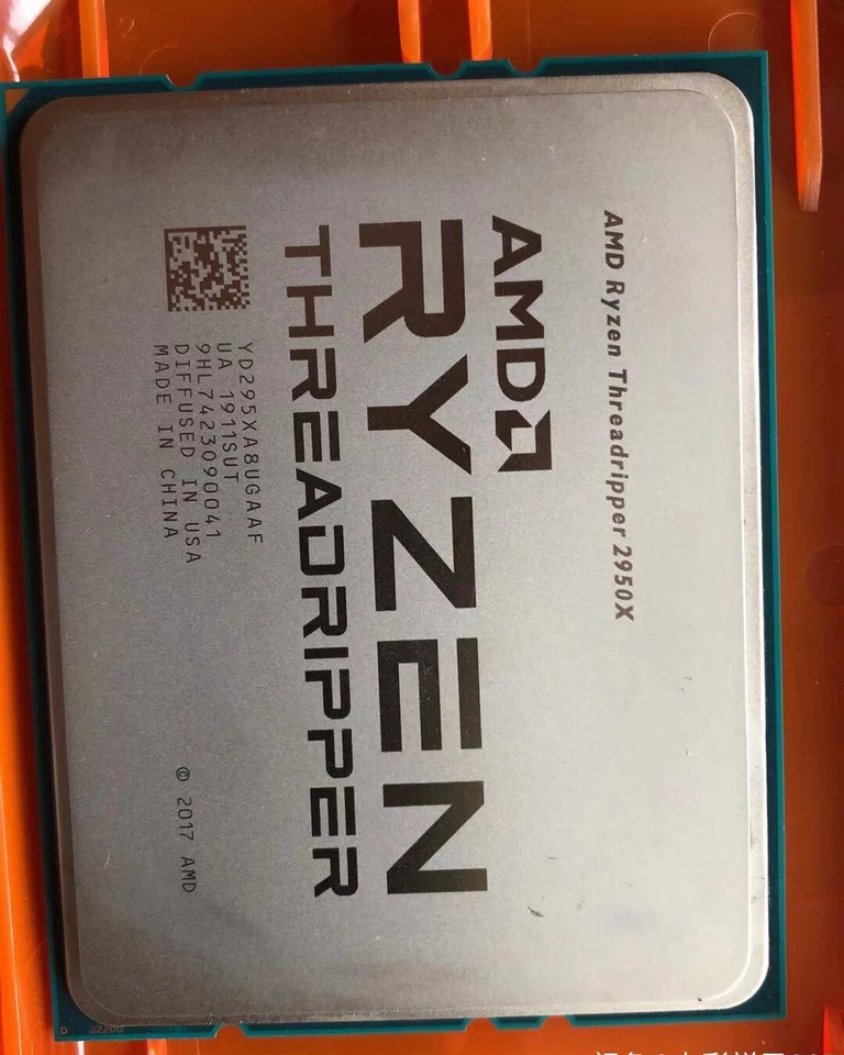 AMD Ryzen Threadripper 2950x 16-core 32-thread 3.50 GHz processor - Image 1 of 2