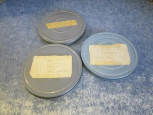 3 Vintage Home Movie 300 Feet 6" Movie Reels - Picture 1 of 5