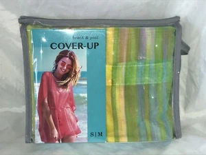 New Blue Star Beach & Pool Cover-Up w/ Carry Bag  Size S/M - Picture 1 of 2