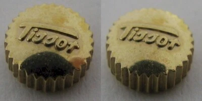 Reloj Tissot vintage parte impermeable corona dorada 4,1 milímetros * grifo 10 Foto 1 de 2