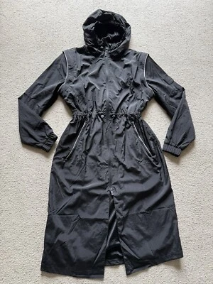 VSX Power 降落伞风衣外套 Victorias 秘密可拆卸袖子黑色 — 第 1/4 张图片