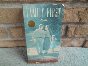 FAMILY FIRST (VHS, 1992) VIDEO CASSETTE TAPE. CHURCH OF LATTER DAY SAINTS - Bild 1 von 14