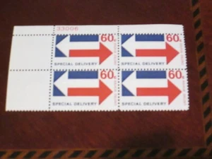 US Stamp Scott #E23, 60c, Special Delivery, Plate Block, OG, MNH - Picture 1 of 1