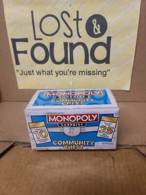 Сундук сообщества сюрпризов Hasbro Monopoly СИНИЙ - Изображение 1 из 4