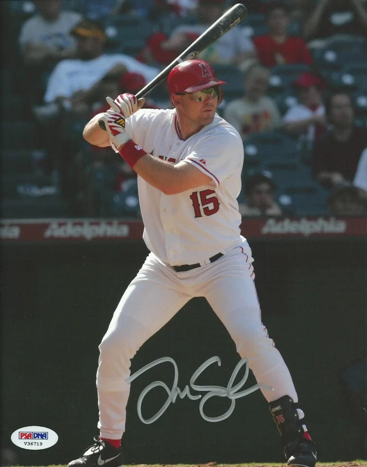 Tim Salmon Signed Angels 8x10 Photo PSA/DNA COA Picture Autograph World Series 2 - Image 1 of 4