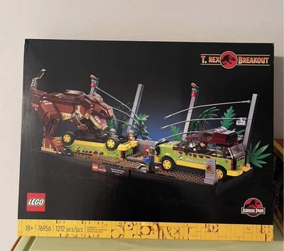 LEGO Jurassic Park T Rex Breakout 76956 New Factory Sealed 1212pcs 18+ - Image 1 of 4