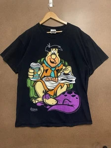 Camiseta De Colección Años 90 Fred Flintstone Los Picapiedra Doble Cara Gráfica Talla XL - Imagen 1 de 10