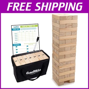 Giant Tumbling Timber - 56-Piece Block Set for Kids & Adults - Picture 1 of 8