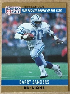 BARRY SANDERS HOF 1990 PRO SET Card #1 NM-MT Condition - Picture 1 of 2