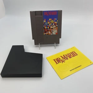 Juego Dr. Mario Nintendo NES - Manual y Cubierta Antipolvo - ¡Auténtico Probado! - Imagen 1 de 11