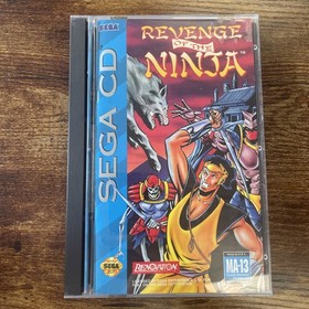 Revenge of the Ninja (Sega CD, 1993) COMPLETE