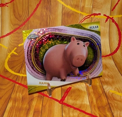 2025 Hamm Topps Chrome Disney Yellow Mini Diamond Refractor #93 Toy Story - Image 1 of 3