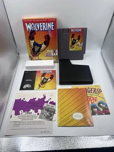 NES - Wolverine Nintendo (CIB) COMPLETE Game, Box & Manual - Marvel - Picture 1 of 9