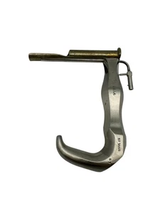 Pilling 52-1455 Tucker Mid Lighted Side Slide Laryngoscope w/ Light Carrier - Picture 1 of 5