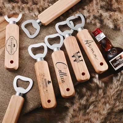 Personalised Engraved Bottle Opener Gift for Dad Grandpa – Birthday Christmas UK - Image 1 of 4