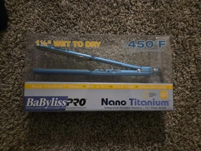 BaByliss Pro Nano Titanium-Plated Ultra-Thin Straightening Iron - Image 1 of 2