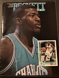 Beckett Basketball Card Magazine Issue #29 December 1992 Larry Johnson Hornets - Picture 1 of 7
