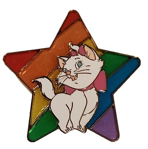 Disney  Marie Aristocats Cat Kitten Rainbow Star AP Artist Proof Pin 00020 - Picture 1 of 6