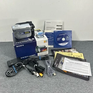 Sony Camcorder Sony Handycam DCRDVD610 40x Optical Zoom Carl Zeiss Lens Video - Picture 1 of 6