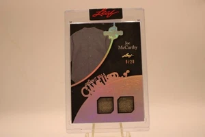 Camiseta deportiva doble Leaf Spectacular Joe McCarthy 2025 reliquia #6/20 - Imagen 1 de 2