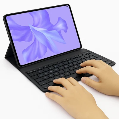 TASTIERA SLIM GENERAZIONE  BLUETOOTH WIRELESS SMARTPHONE TABLET ANDROID E IOS - Bild 1 von 4