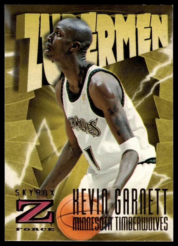 1996-97 SkyBox Z-Force #173 Kevin Garnett - Image 1 of 2