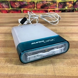 Imation SuperDisk Unità USB Macintosh SCSI a USB Adattatore/PSU USATO TESTATO/FUNZIONANTE - Foto 1 di 6