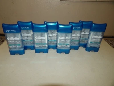 8-pk)Gillette Cool Wave Clear Gel Men's Antiperspirant and Deodorant, 3.8 oz., - Image 1 of 3