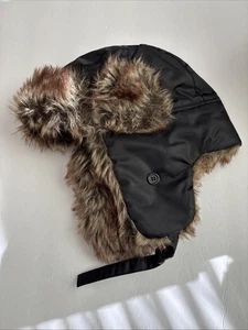 Sombrero Trapper Vintage D&Y Talla Única Negro y Marrón - Imagen 1 de 24