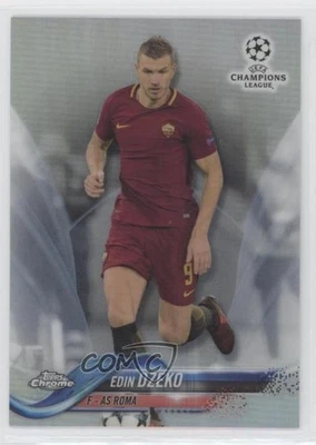 2017-18 Topps Chrome UCL Refractor Edin Dzeko #86 - Image 1 of 2