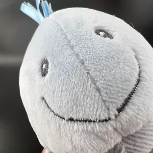 Baby Gund Sleepy Seas Blue Whale Baby Toy Rattle Plush Stuffed Animal Lovey - Picture 1 of 15
