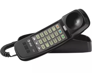 At&T 210 Trimline Telefon schwarz 210B - Bild 1 von 2
