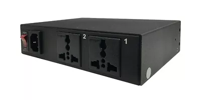 Professional 2-Port Remote Power Switch With Universal AC Outlets - Image 1 of 4