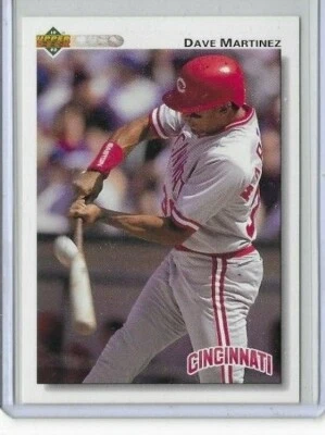 1992 Upper Deck #784 Dave Martinez Cincinnati Reds - Image 1 of 2