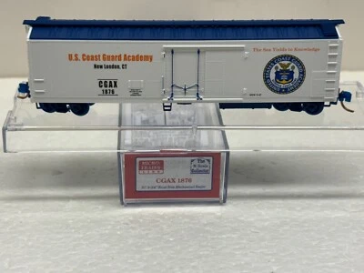 N Scale Micro Trains MTL Special Run 07-0 1 Coast Guard GGAX 1876 Mech Refrig - Image 1 of 3