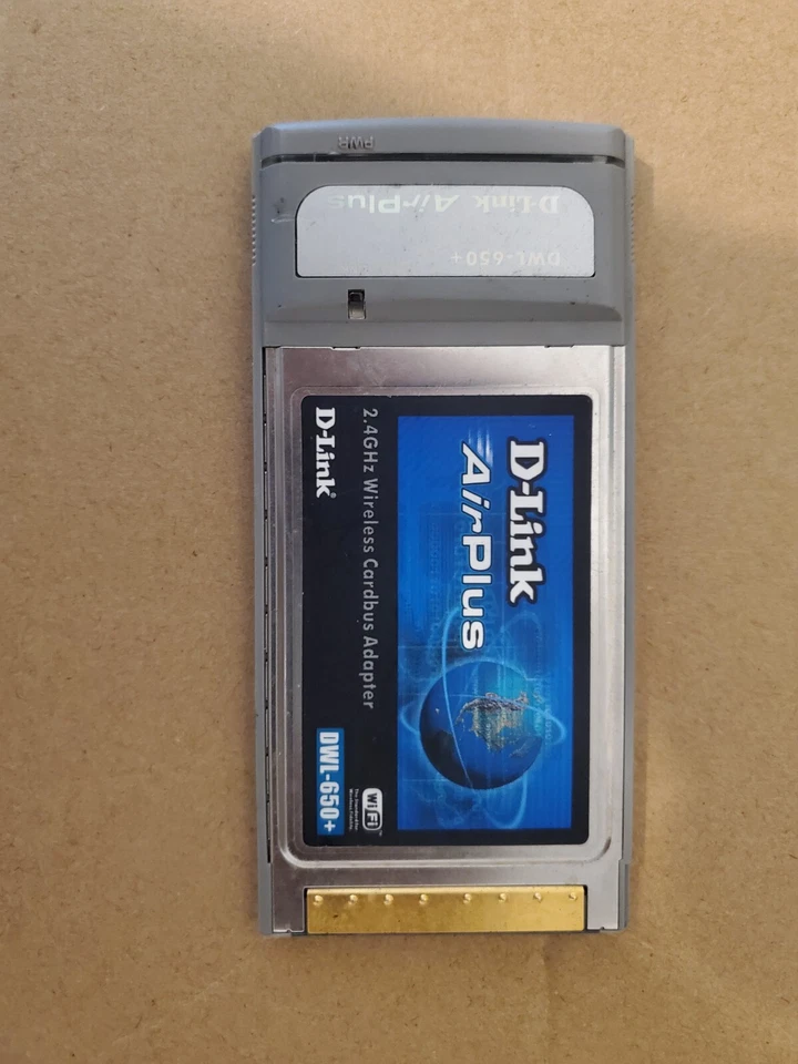 New D-Link AirPlus Wireless Network 2.4GHz Wireless Cardbus Adapter DWL-650+ - Image 1 of 1