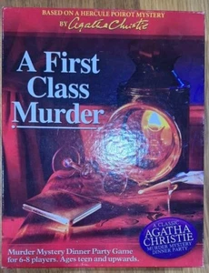 "A First Class Murder" Agatha Christie Murder Mystery Board Game, Dinner Party - Picture 1 of 12