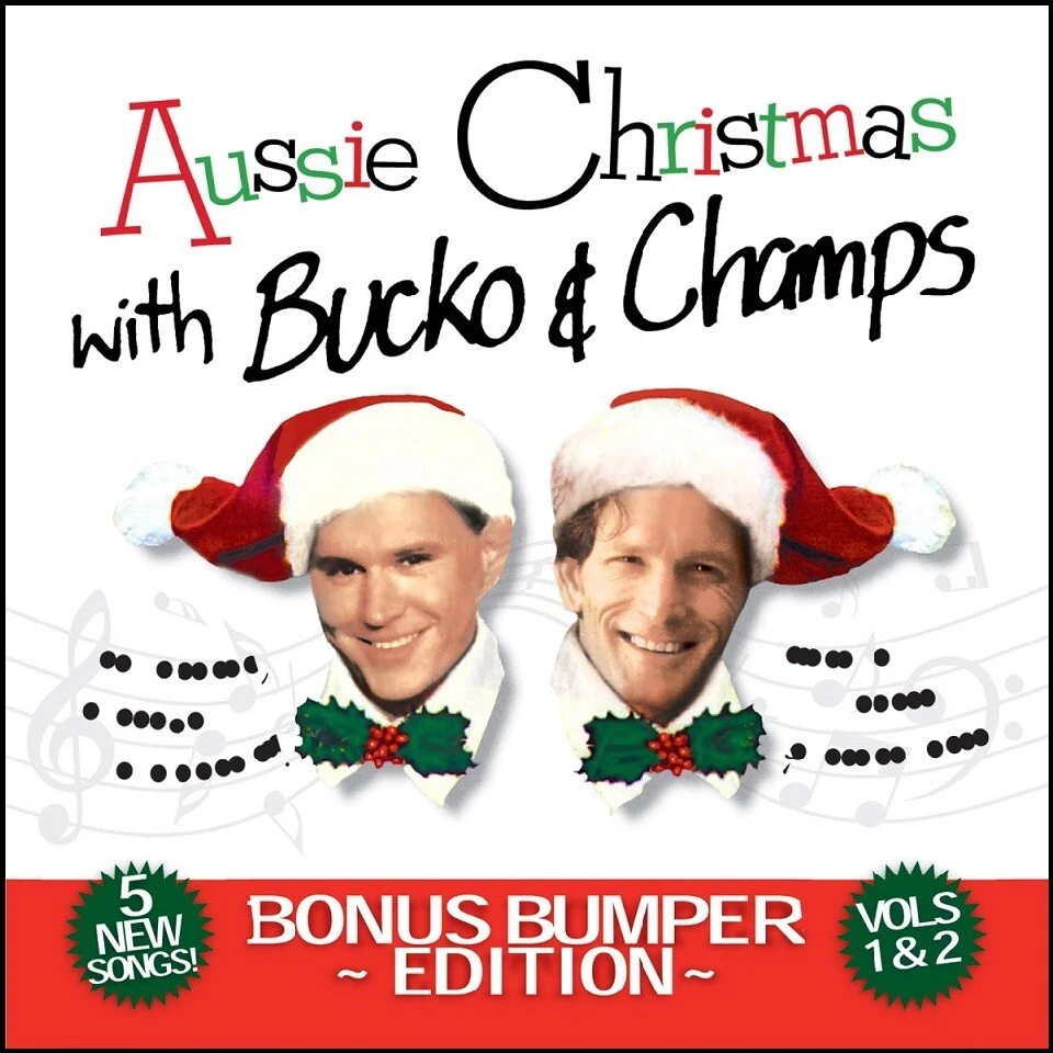 AUSSIE CHRISTMAS with BUCKO & CHAMPS (2 CD) BONUS ED w/KARAOKE & LYRICS..! *NEW* - image 1 of 1
