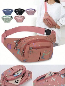 Mobile Waist Bag Both Men And Women Multifunctional Large Capacity Anti Splash - Picture 1 of 19