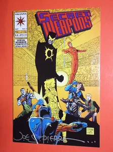 SECRET WEAPONS # 1 - SIGNED BY JOE ST. PIERRE - 1st APP OF DR. ECLIPSE 1993 - Picture 1 of 5