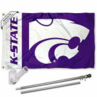 Kansas State Wildcats Flag Pole and Bracket Gift Set Package