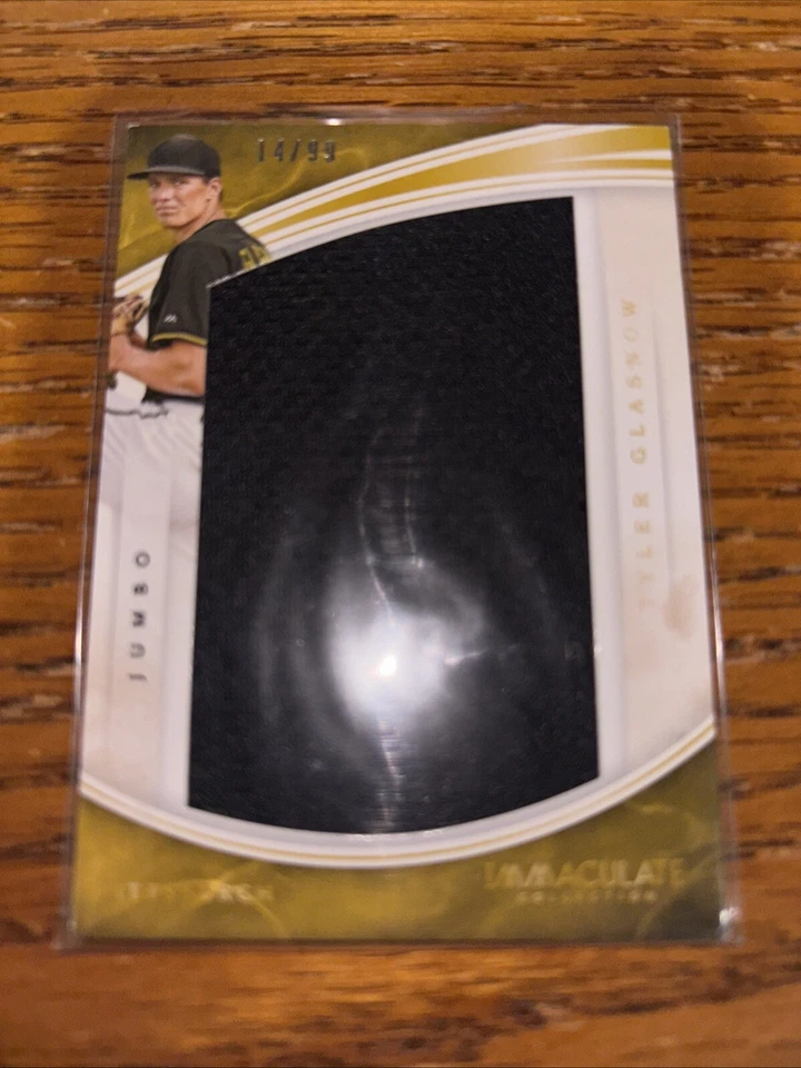 2016 Panini Immaculate Jumbo Relic Tyler Glasnow 14/99 Pittsburgh Pirates - Image 1 of 2